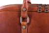 Aktentasche Leder Braun Zipper Detailansicht | Opus' Brief