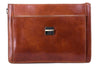 Aktentasche Braun Leder Offen Frontansicht | Gatsby's Brief