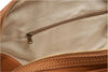 Reisetasche aus braunem Kalbsleder Innenansicht | Titus' Tote