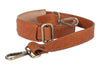 Trageriemen aus braunem Kalbsleder Detail | Titus' Duffle